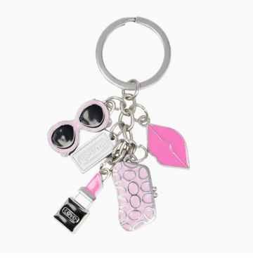 Silver Charms Key Chain