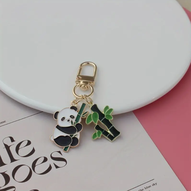 Adorable Panda Key Chain- High quality durable metal keychain