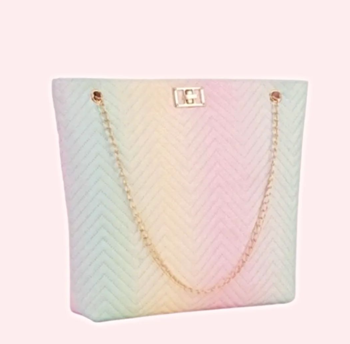 Rainbow Chain Tote